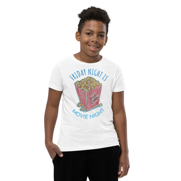 Friday Night Movie Night / Youth Short Sleeve T-Shirt - Image 6